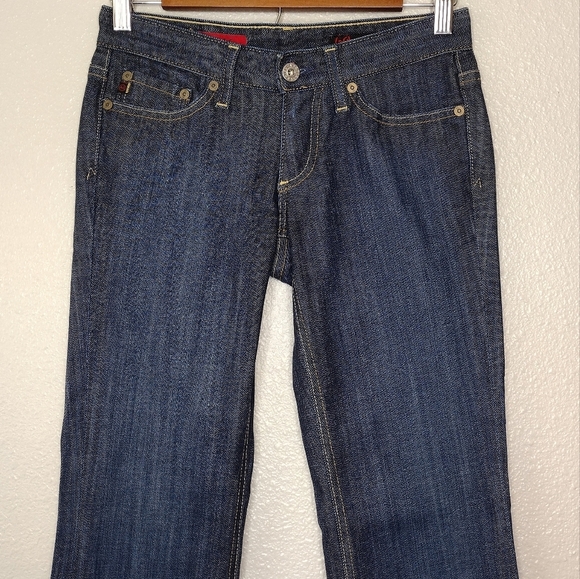 AG Adriano Goldschmied The Club Women's Low Rise Blue Denim Jeans Size 24R - Picture 3 of 16